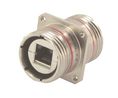 Industrial Connector, Receptacle, RJ45, Straight, CAT5e, Panel Mount